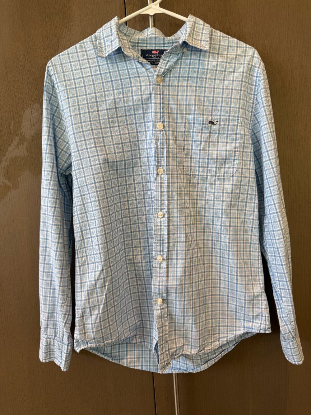 Vineyard Vines Blue Slim Fit Tucker Shirt Small